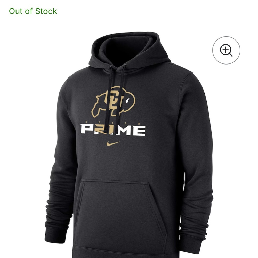 Nike Black Sweater Coach Prime Hoodie. XL